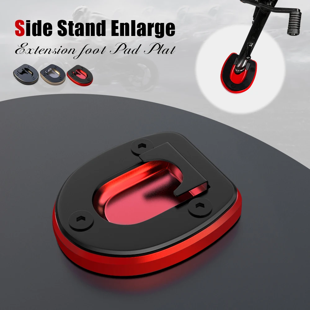 

Motorcycle For Super Sport 2010-2014 2015 2016 2017 2018 2019 Side Stand Enlarge Sidestand Pad Plate Kickstand Support Extension