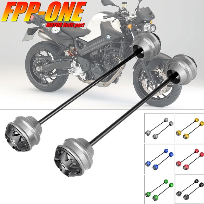 

FATPAPA - Front Wheel Protector Axle Fork Crash Slider For BMW F800R F800S F800ST F800GT
