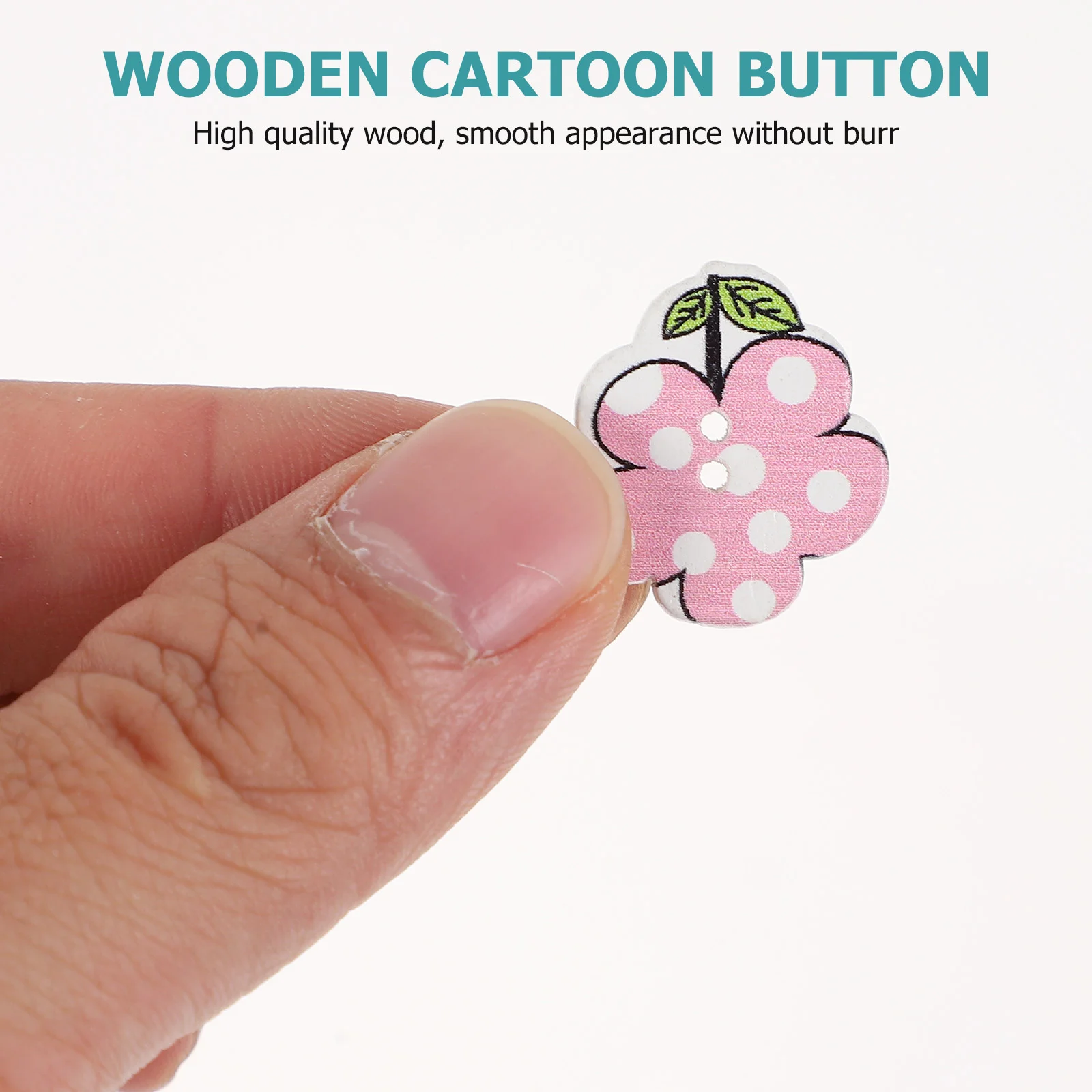 

100Pcs Sewing Buttons Versatile Flower Fine Replacement Accessories Buckles Decor