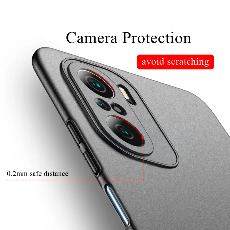 For Redmi Note 11s Mi 11 Lite 5G NE Case Matte Armor Plastic Slim Hard PC Cover Xiaomi 11T POCO X3 Pro X3 NFC F3 Shockproof