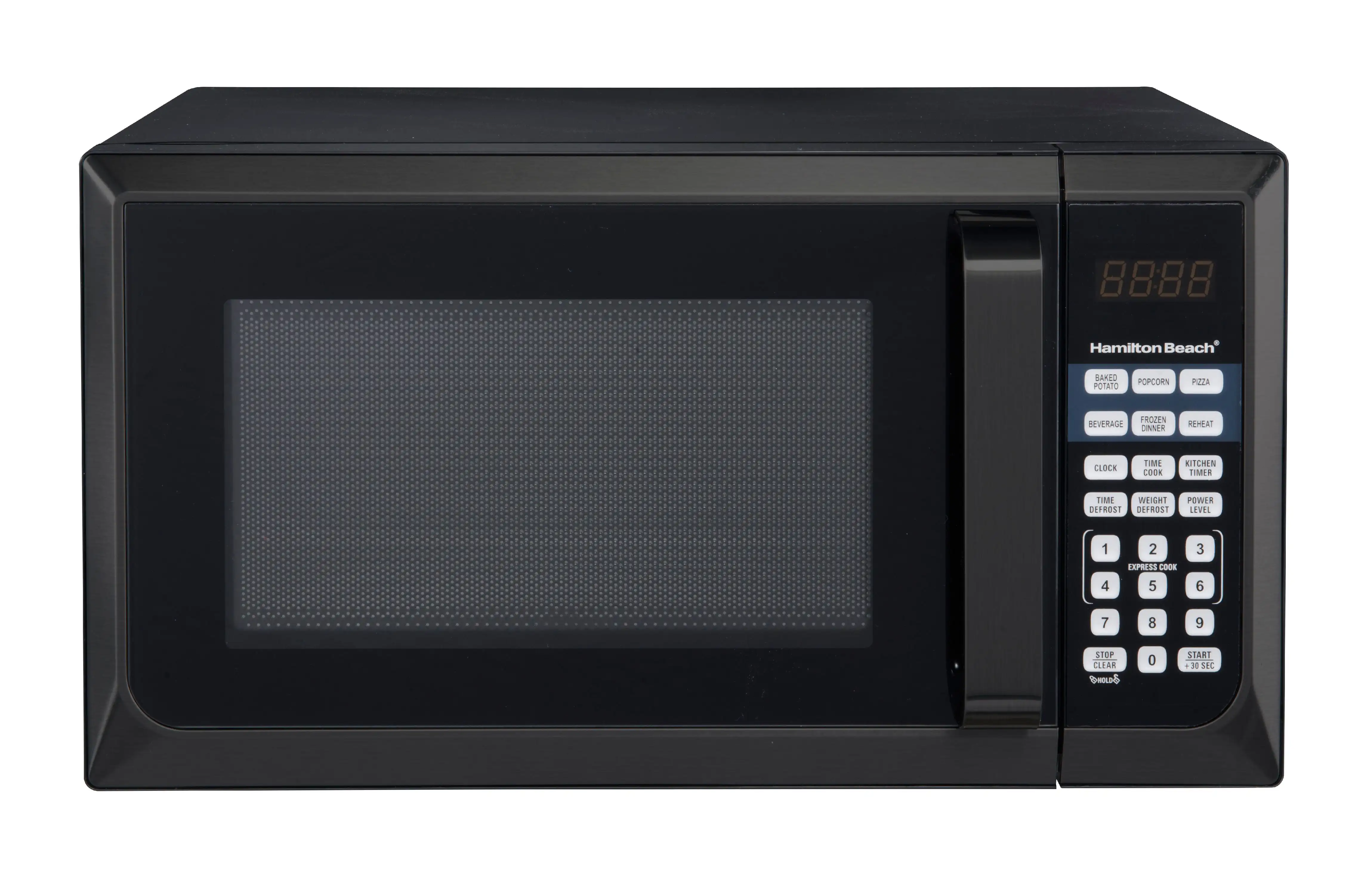 

Stainless Steel 0.9 Cu. Ft. Black Microwave Oven