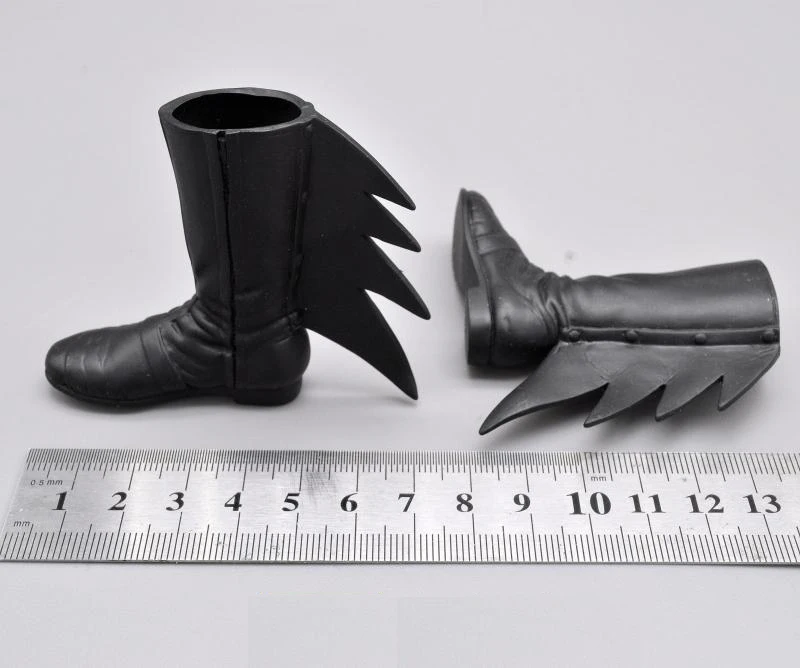 1/6 MEDICOM RHA Black Amazon Light Armor Boots Shoes Accesso