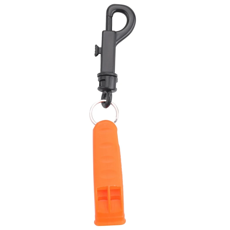 10Pcs Survival Whistle With Clip For Kayak Diving Rescue Emergency Safety Signaling Device Outdoor Muti-Tools
