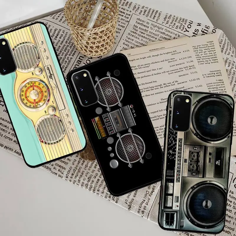

80s Boombox Phone Case For Samsung Galaxy S7 Edge Plus S9 S20Plus S20ULTRA S10lite S225G S10 Case