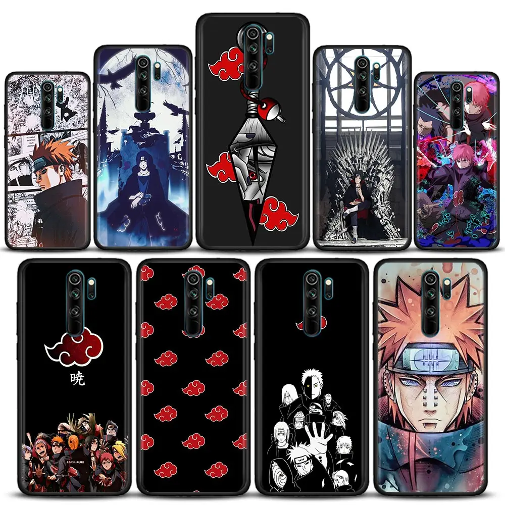 

Naruto Akatsuki Itachi Case For Xiaomi Redmi 9A 7A 9C 9 10 8A Case Soft Silicone Cover Uchiha Pain Anime For Red mi K40 K50 Pro