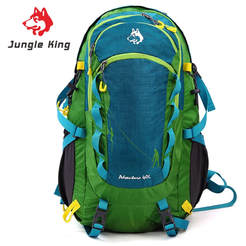 Jungle King Outdoor equipment mountaineering bag wild camping hiking sports bag riding large capacity waterproof climbing bag40L