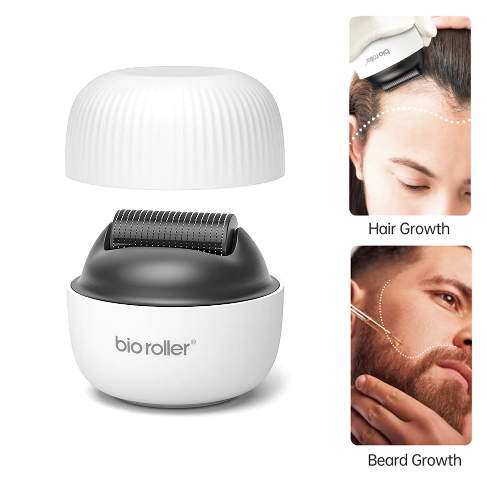 

Derma Roller for Hair Growth Bio Needle G4 1200 Pin Microneedle Face Beard Roller Microneedling Skincare Tools for Men Women