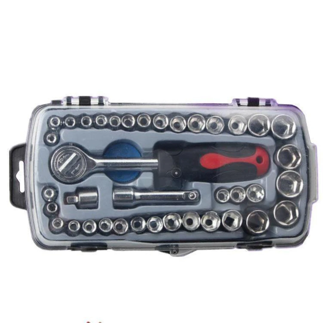 Набор торцевых ключей комплект гаечных с храповым механизмом