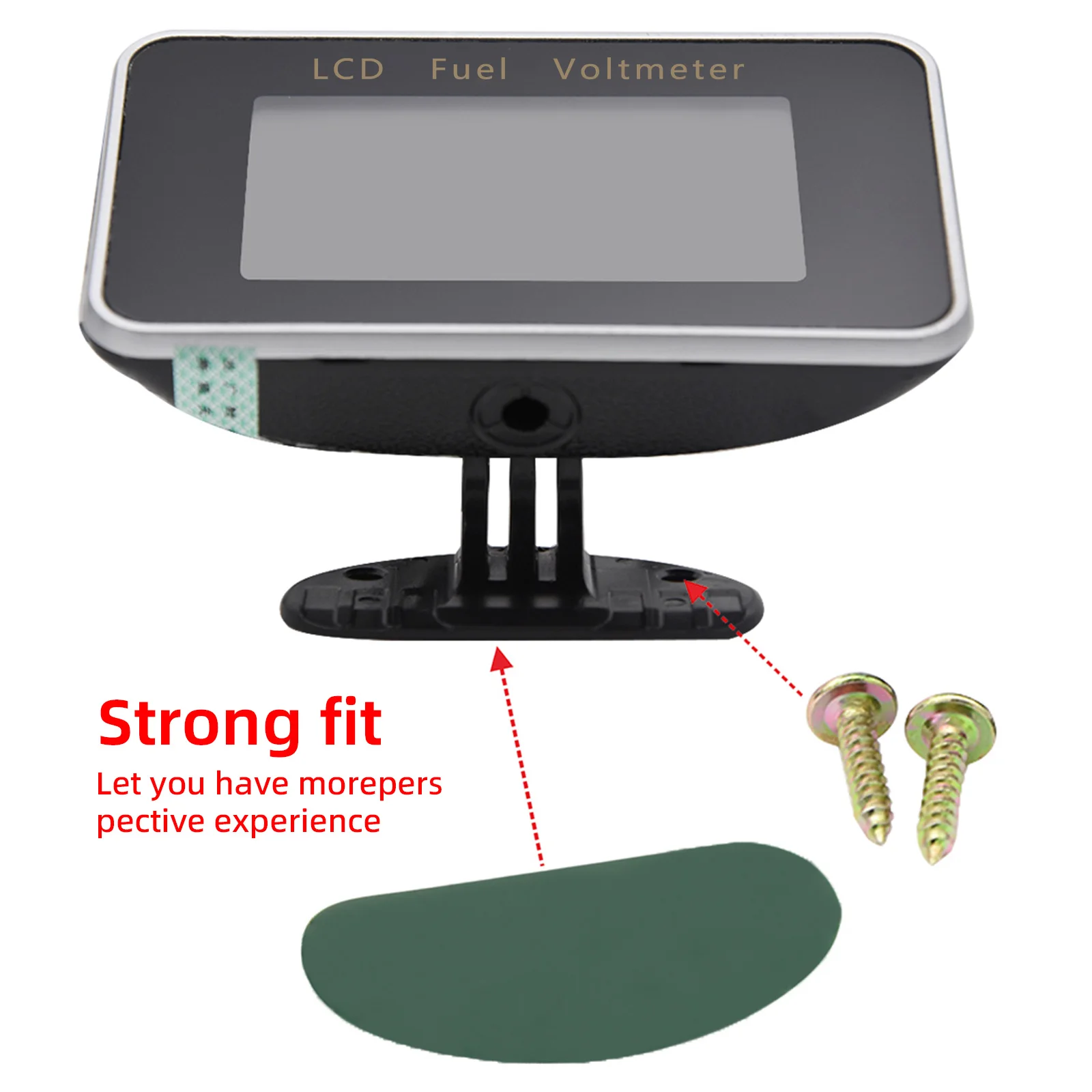 2 в 1 Автомобильный датчик уровня топлива + Вольтметр ЖК цифровой универсальный