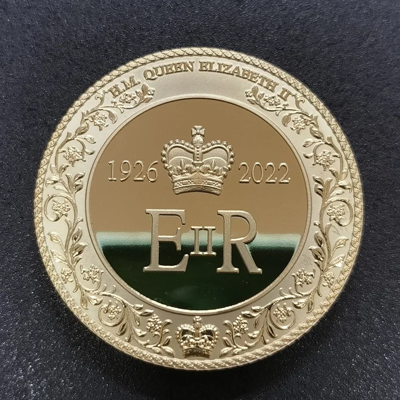 Сувенирная монета из Великобритании королевская семья принц Филип подарки 1926-2022 Ее Величество королева Елизавета II Золотая памятная монета