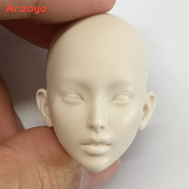 

Unpainted Blank 1/6 Scale Asian Beauty Son Yoon Joo Head Sculpt Fit 12" Action Figure Body DIY