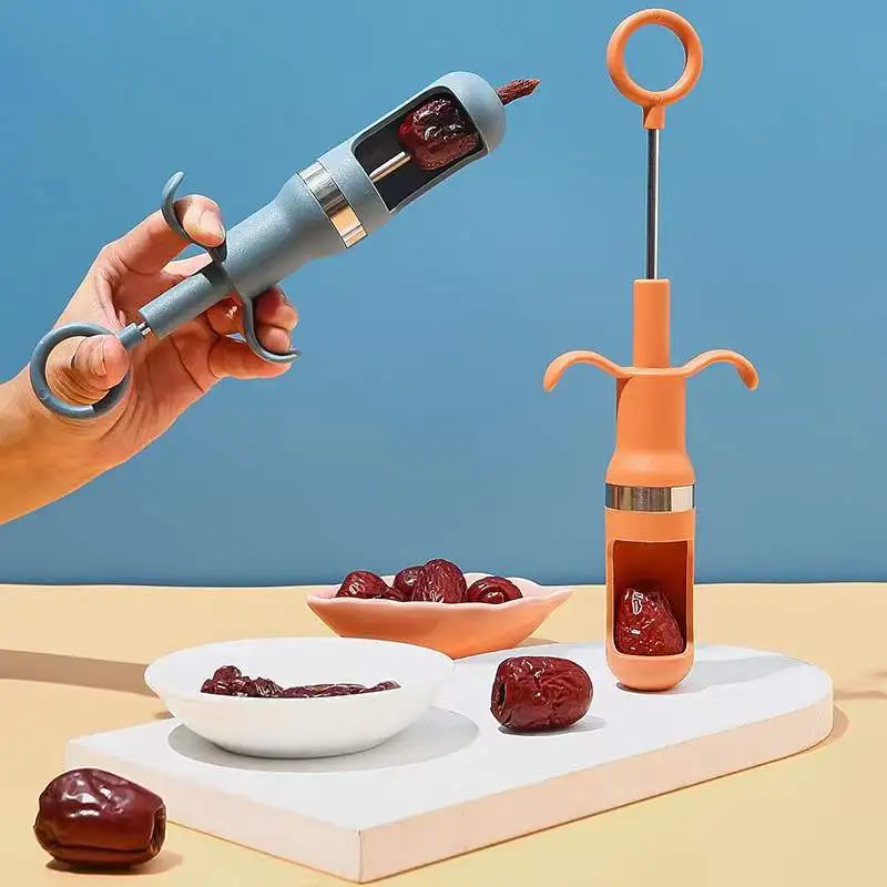 

Jujube Kernel Remover Creative Household Pitting Tool Red Dates Cherry Pit Separator Fruit Core Seed Removers Kitchen Tools