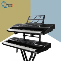 Electronic Piano Stand Double-layer Heightened Bracket Riser Universal Adjustable Keyboard Stand Musical Instrument Accessory