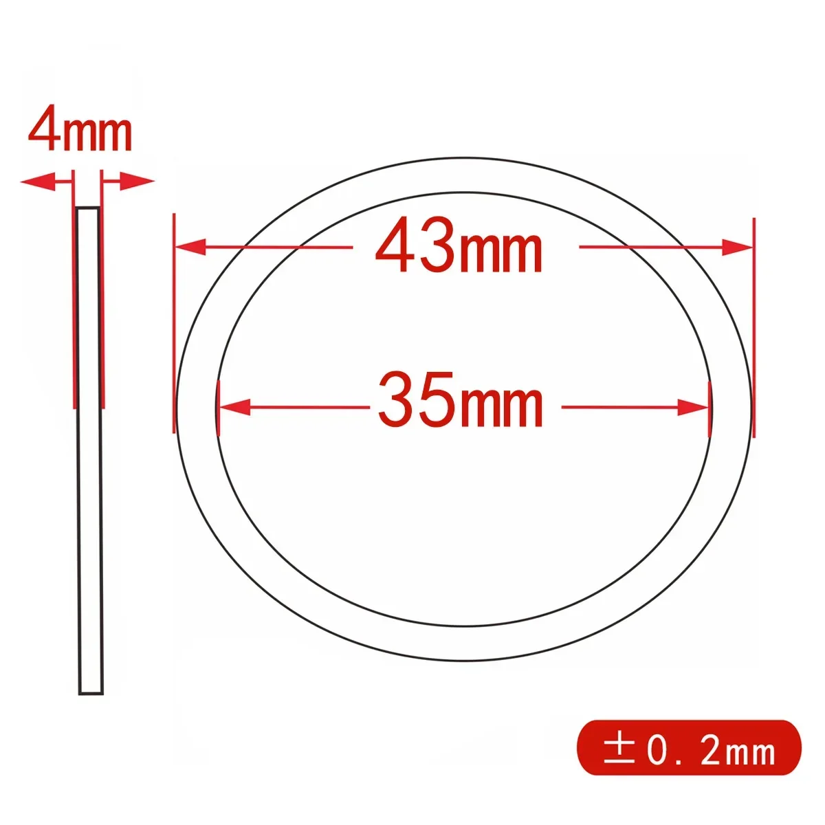 4 шт. прокладка выхлопной трубы двигателя мотоцикла для Honda VT600CD Shadow VLX Deluxe 98-07 VT600C