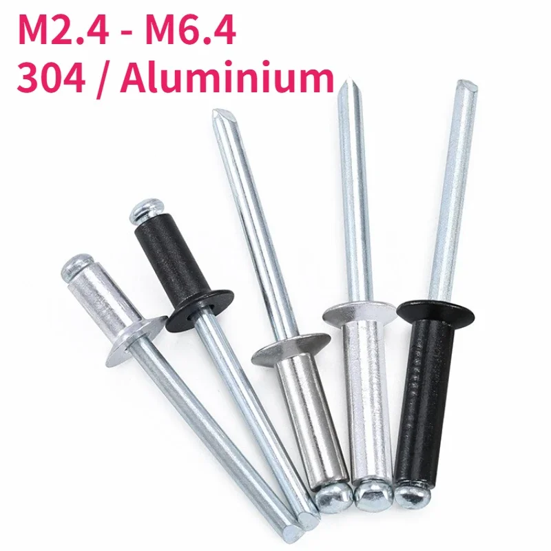 

Глухие заклепки 304 нержавеющая сталь/алюминий M2.4 - M6.4