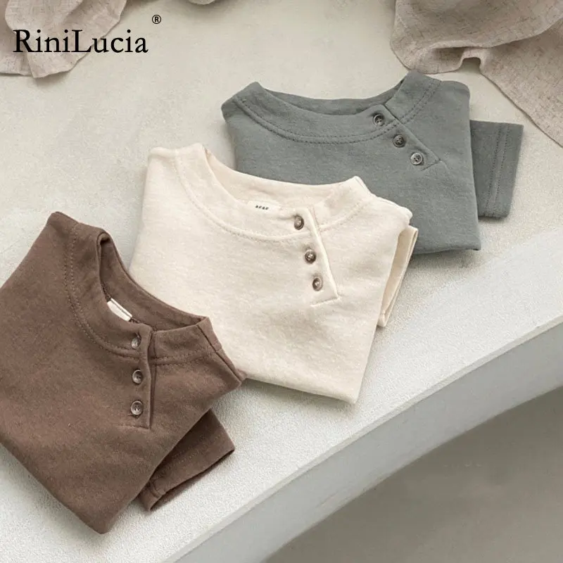 

RiniLucia Baby T-shirt Baby Cotton T Shirts Long Sleeve T Shirt for Baby Girls Baby Boys Newborn Baby Clothing Baby Girl Tops