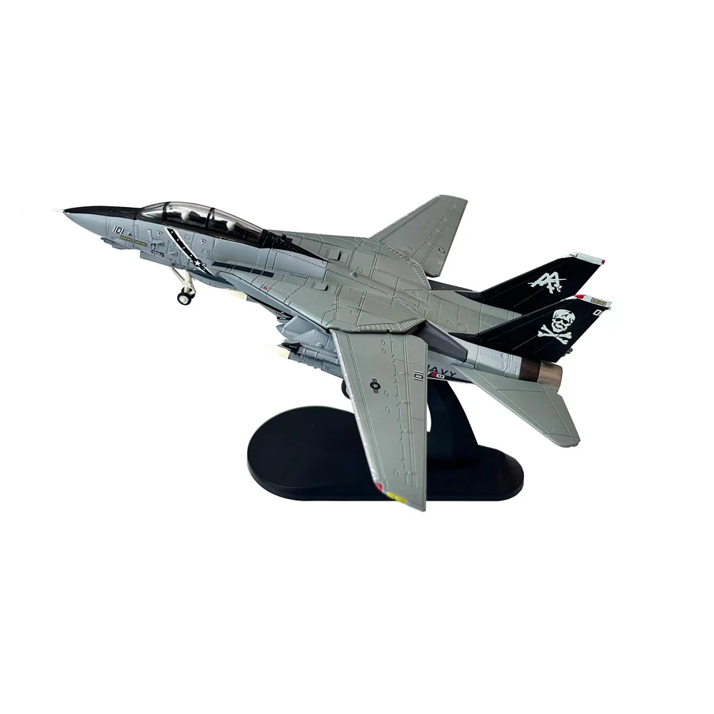 Масштаб 1/100 ВМС США Grumman F14 F-14B Jolly Rogers VF-103 Истребитель Металлическая игрушка Литая