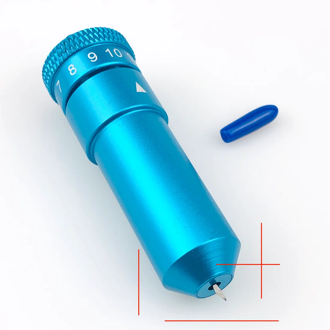 Тонкая точка 15 шт. 60 ° плоттер лезвие виниловый резак для графитока Силуэт КАМЕЯ 3