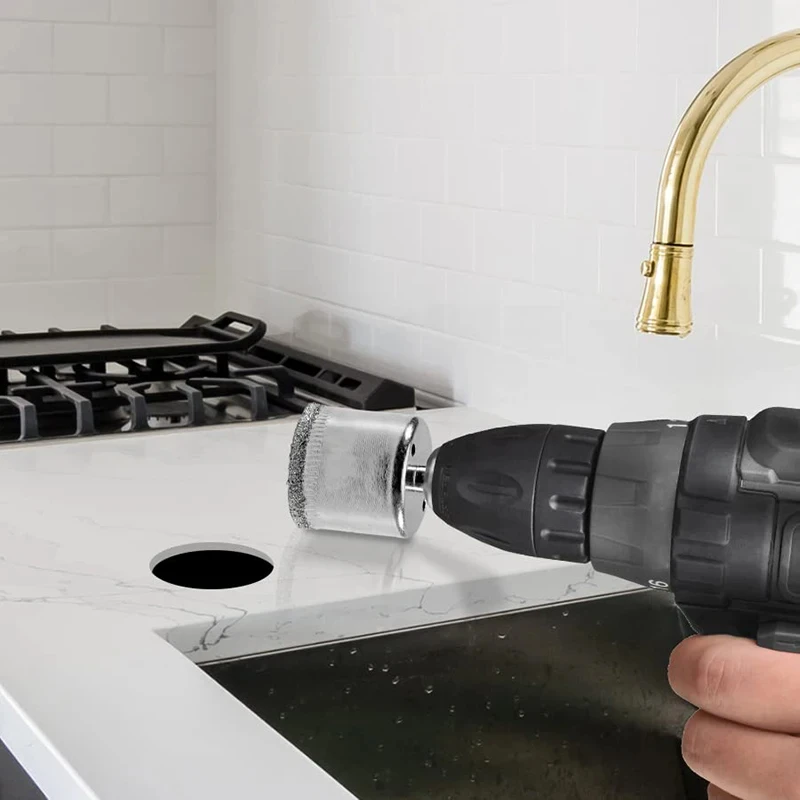 Набор сверл для плитки с никелированным покрытием набор из 10 насадок сверления