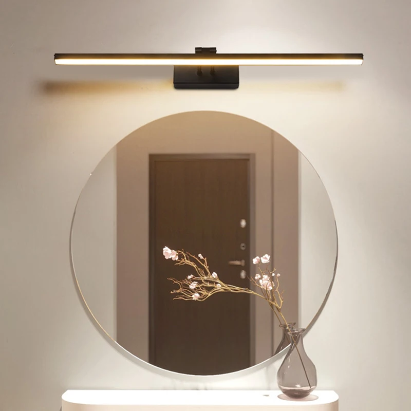 

40CM/60CM LED Bathroom Wall Light Nordic Style Waterproof Mirror Light 8W Aluminum Energy Saving Lamp For Living Room/Bathroom