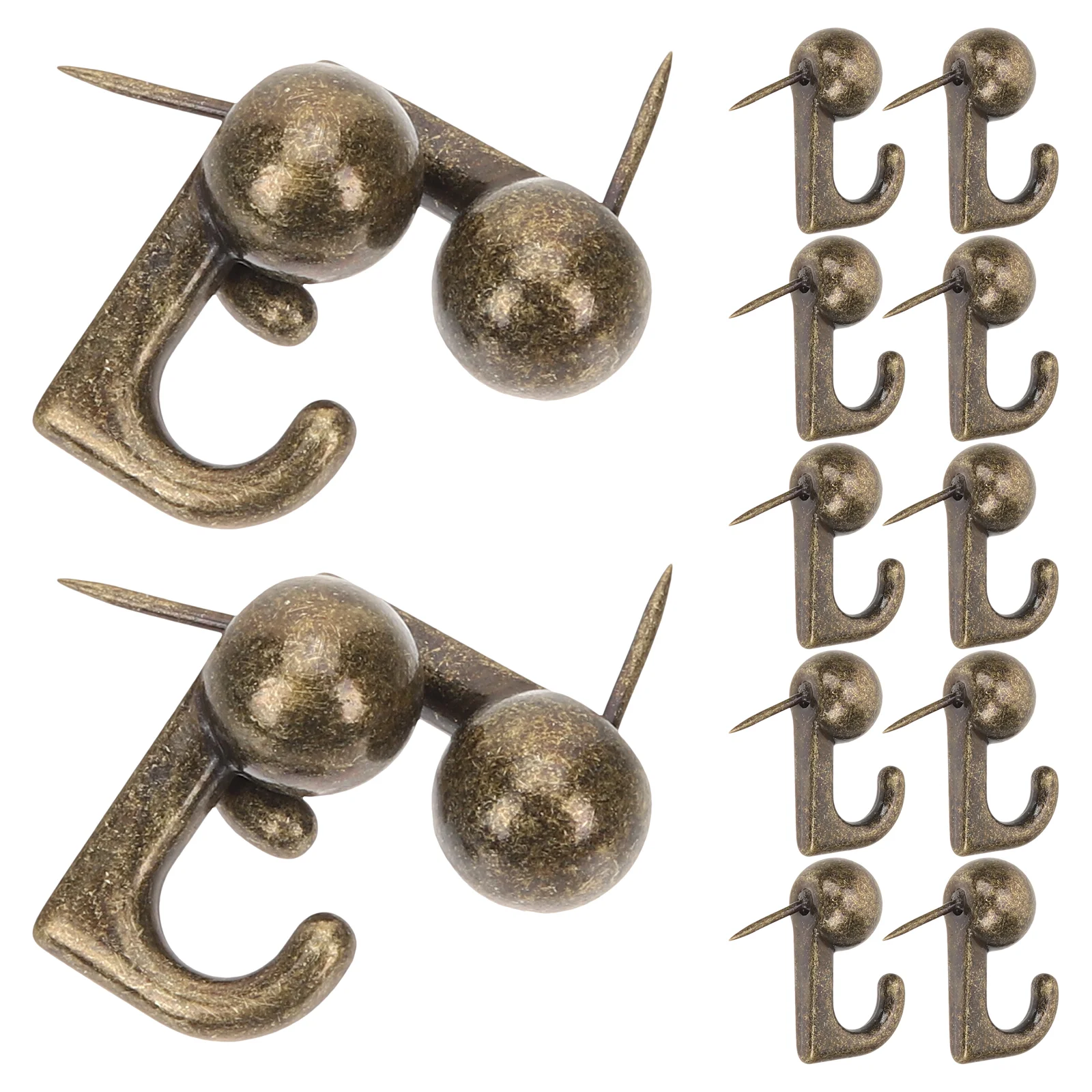 

Metal Hook Nail Decorative Thumb Tack Push Pin Tacks Hooks Wall Picture Hanging