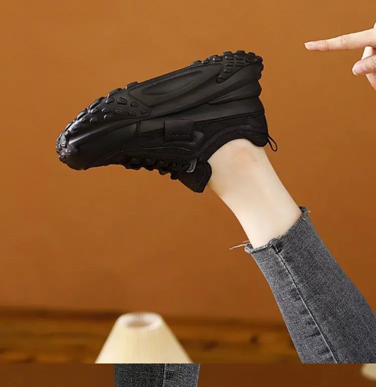 Women Flats Sports Shoes Platform Running Sneakers Spring Autumn New Trend 2023 Casual Thick Walking Shoes Fashion Women Mujer