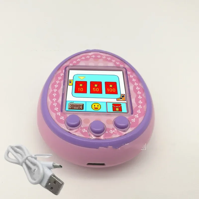 

Электронные питомцы Tamagotchi, детские игрушки, забавные ностальгические питомцы в одном цифровом HD цветном экране, виртуальные, виртуальные, искусственные питомцы