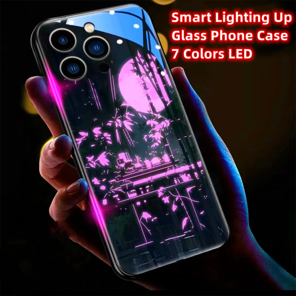 Элегантный чехол для телефона с золотой башней и LED-подсветкой, с функцией вспышки при звонке и блестками, для iPhone Air 17 16 15 14 13 12 11 Pro Max Plus (art.: 3920dc9f09c45) - 3920dc9f09c45