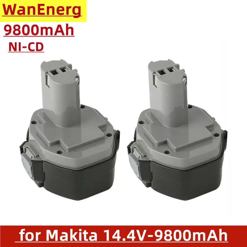 

100% Оригинальный аккумулятор 14,4 В 9800 мАч для MAKITA 14,4 В Аккумулятор 1420 Ач 1422 1433 1434 193158 1435F-3 Электроинструмент Ni-CD