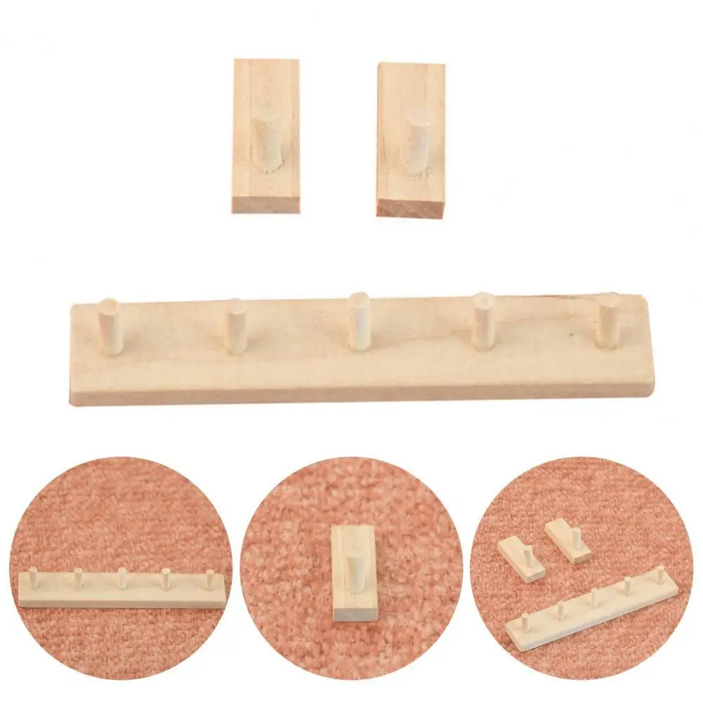 

Mini Hook Cute Dollhouse Short Wall Hook Lightweight Detailed Dollhouse Hook