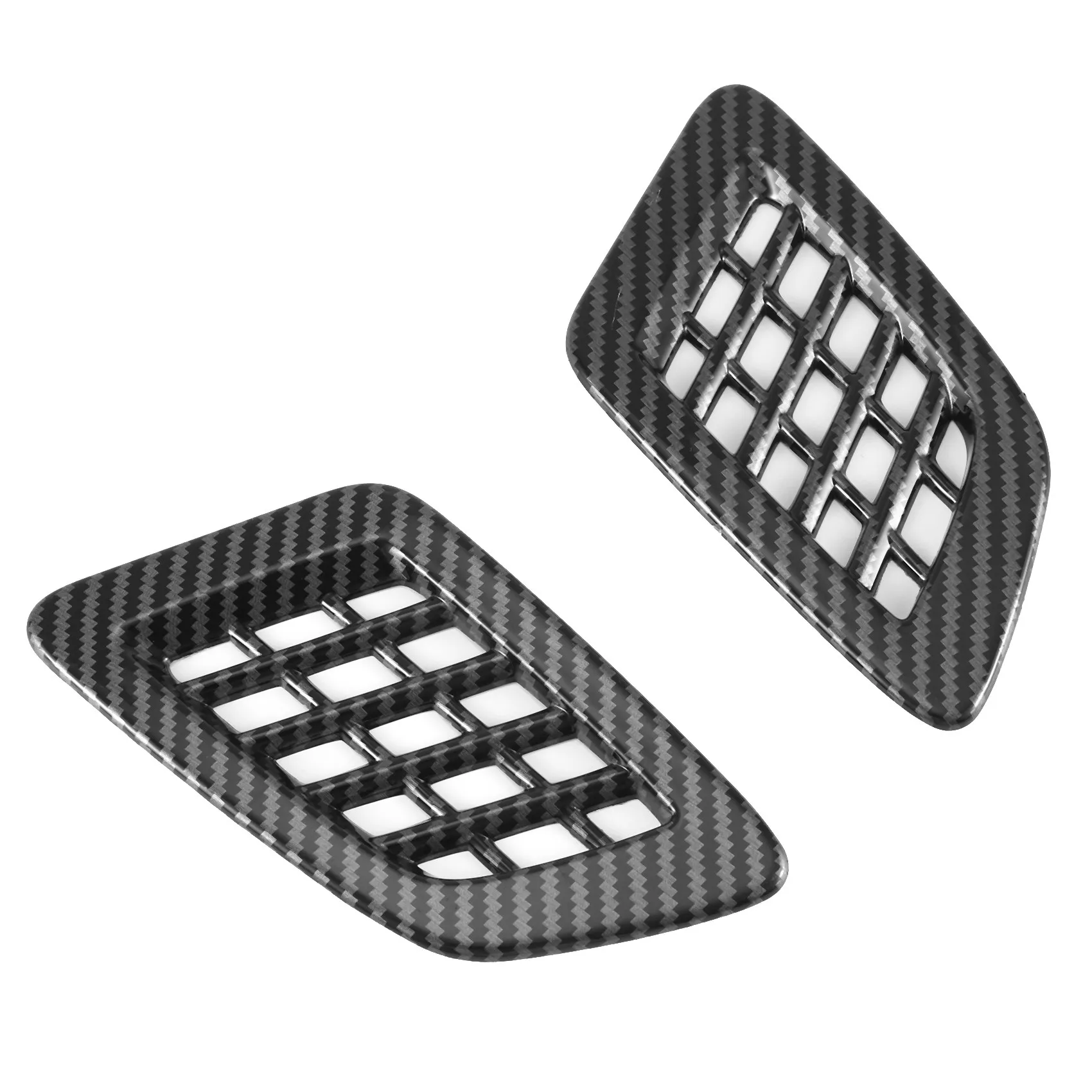 

Автомобильная панель из углеродного волокна, боковая верхняя часть вентиляционного отверстия, корпус выхода, рамка, Обложка для Honda CRV CR-V 2022 2023