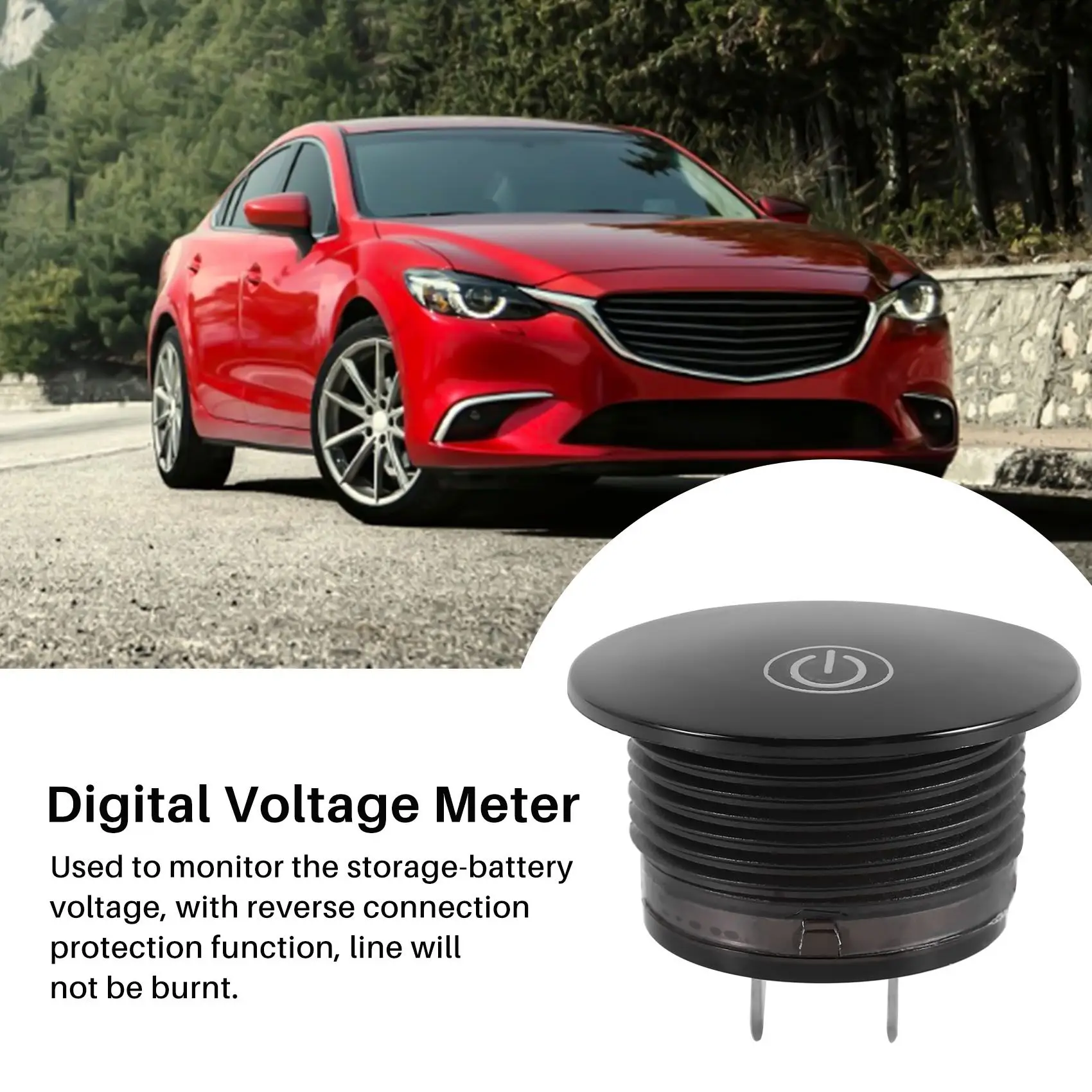 Измеритель емкости аккумулятора цифровой вольтметр с сенсорным выключателем