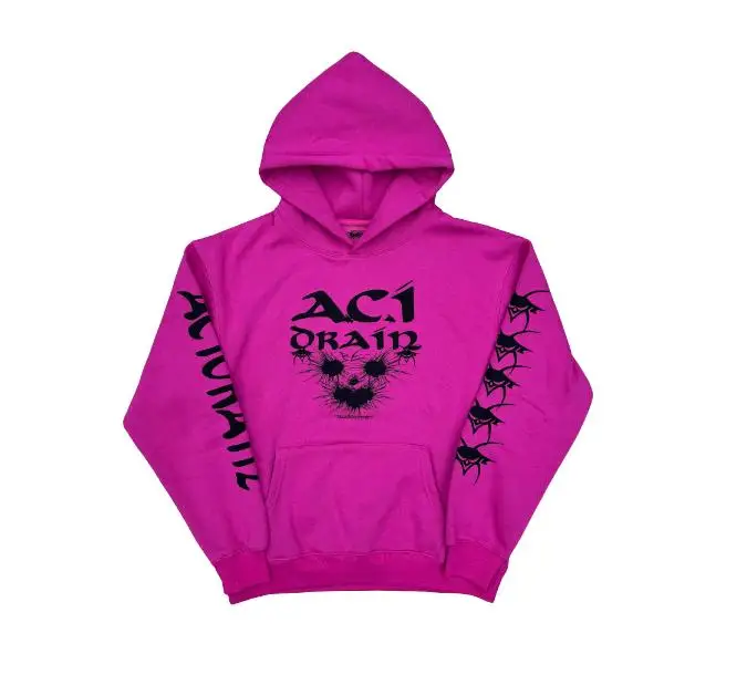 Фото Новые мужские толстовки с капюшоном Drain Gang Bladee ACID RAIN MARTYR TOUR, вельветовые, хлопковые, из плотного флиса, US E214 №4
