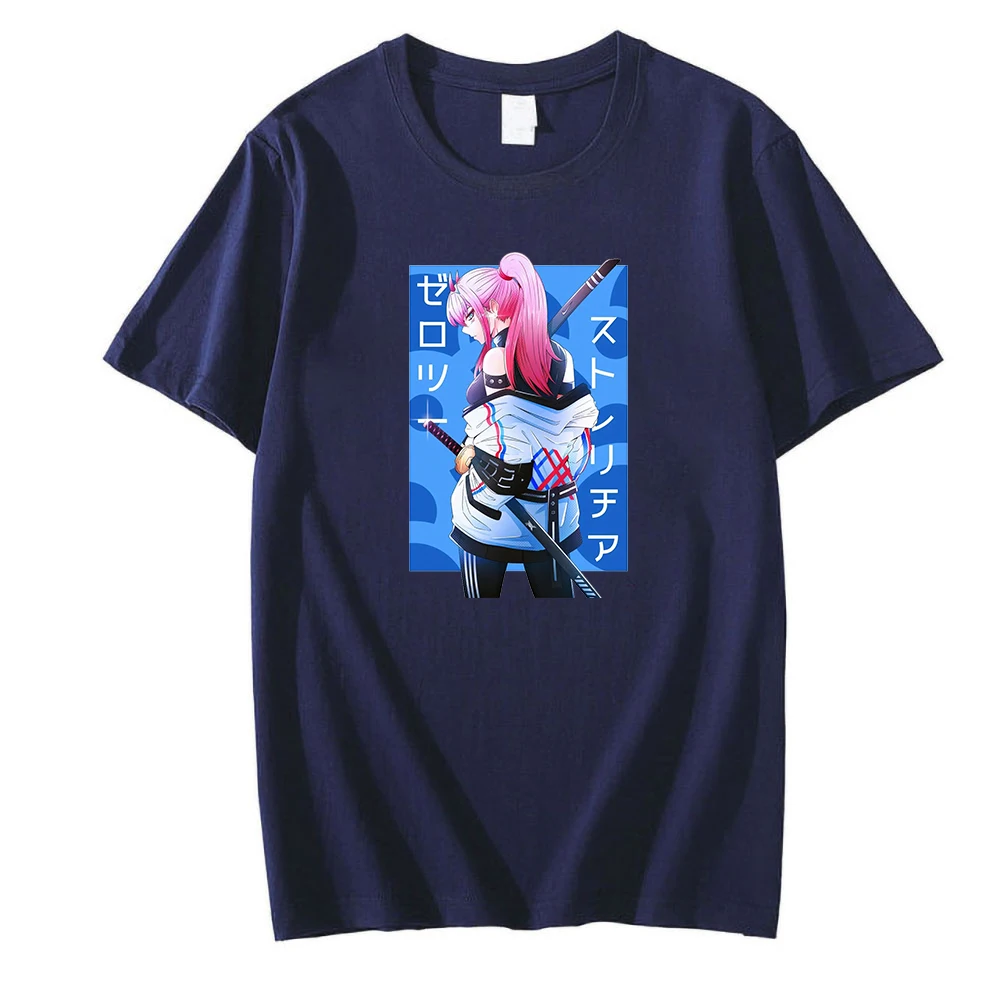

Zero Two Japanese Anime Graphic T shirts Mens Cotton Loose Tee Shirt Summer 2022 Fashion Short Sleeve Tops Oversize Men Clothes