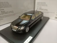 1/43 Simulation Car Model GLM benz E-Class 6-Door Lengthened Limousine Binz W212 Lang Black High-end Collection Ornament Gift