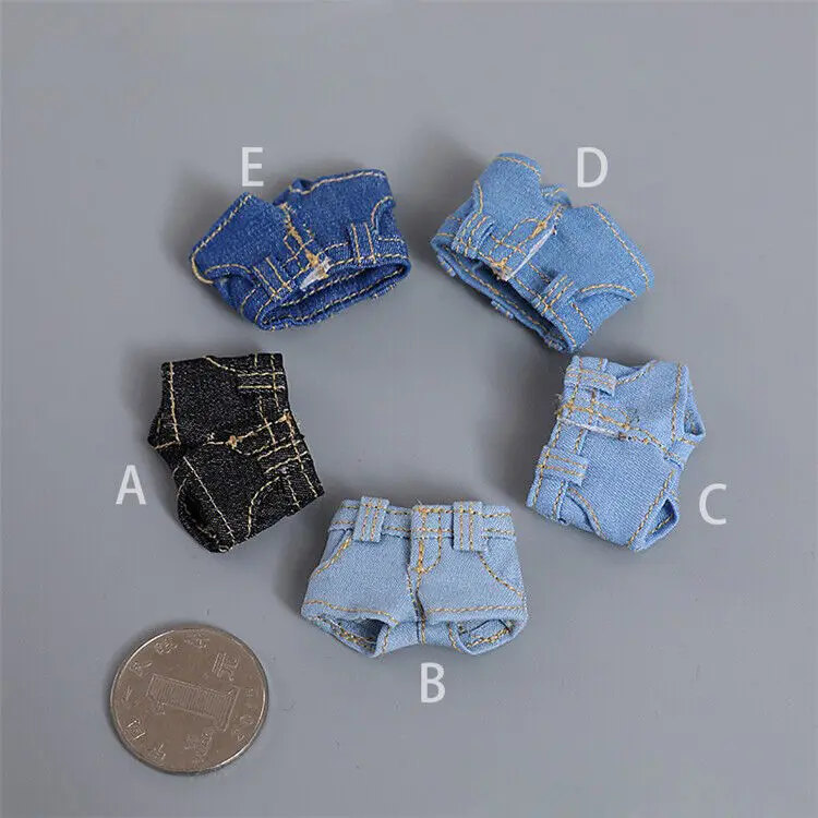 

1/12 женские джинсовые шорты Sodier Clohtes для фигуры 6 дюймов shf Tbl