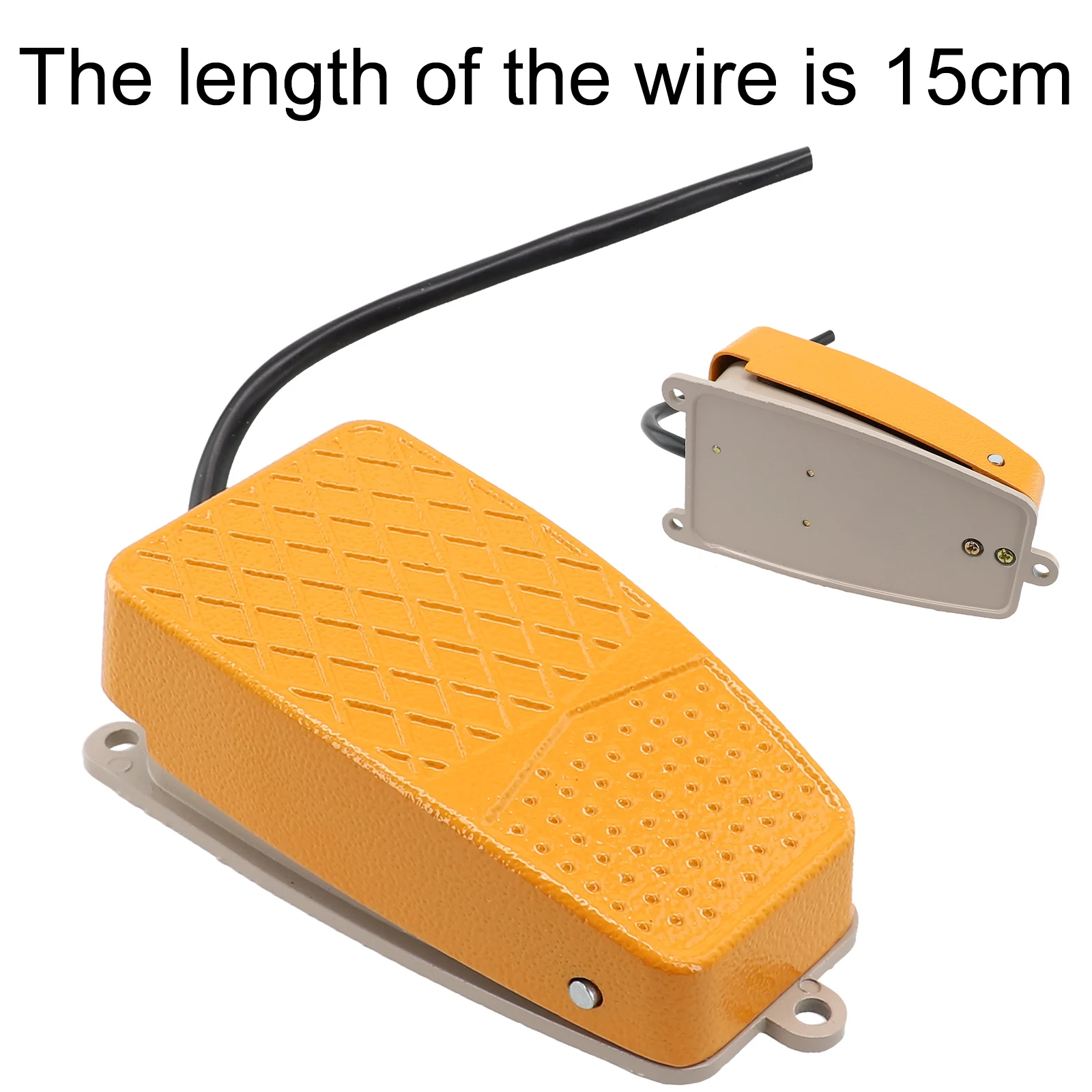 1 шт. ножной переключатель алюминиевый 250 В переменного тока 10 А SPDT NONC