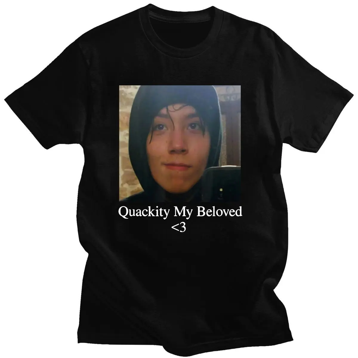 

Quackity Beloved Merch Men's Oversized T Shirt Merch Men Clothes Graphic T Shirts Streetwear Harajuku T-shirts Print Shirt Tops