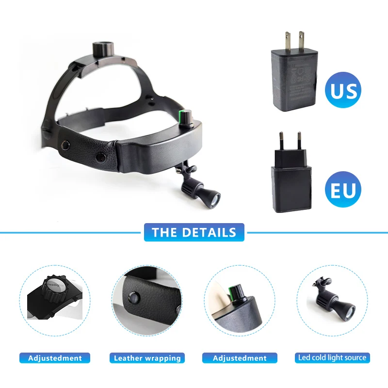 Светодиодная фокусирующая точечная фара стоматологические лупы ЛОР-медицинский