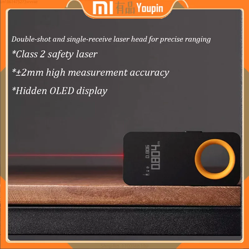 

Youpin HOTO Laser Tape Measure Smart Laser Rangefinder Intelligent 30M OLED Display Laser Distance Meter Connect To Mi Home App