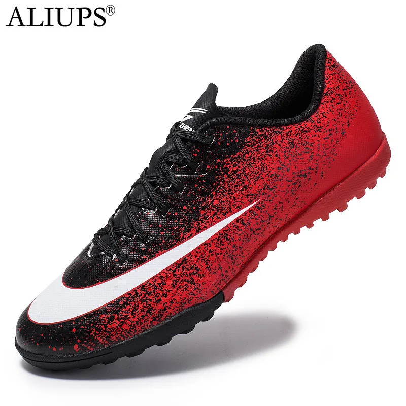 

ALIUPS size 32-45 Men Boys kids Soccer Shoes Football Boots TF Trainers Sneakers Training Sport Footwear