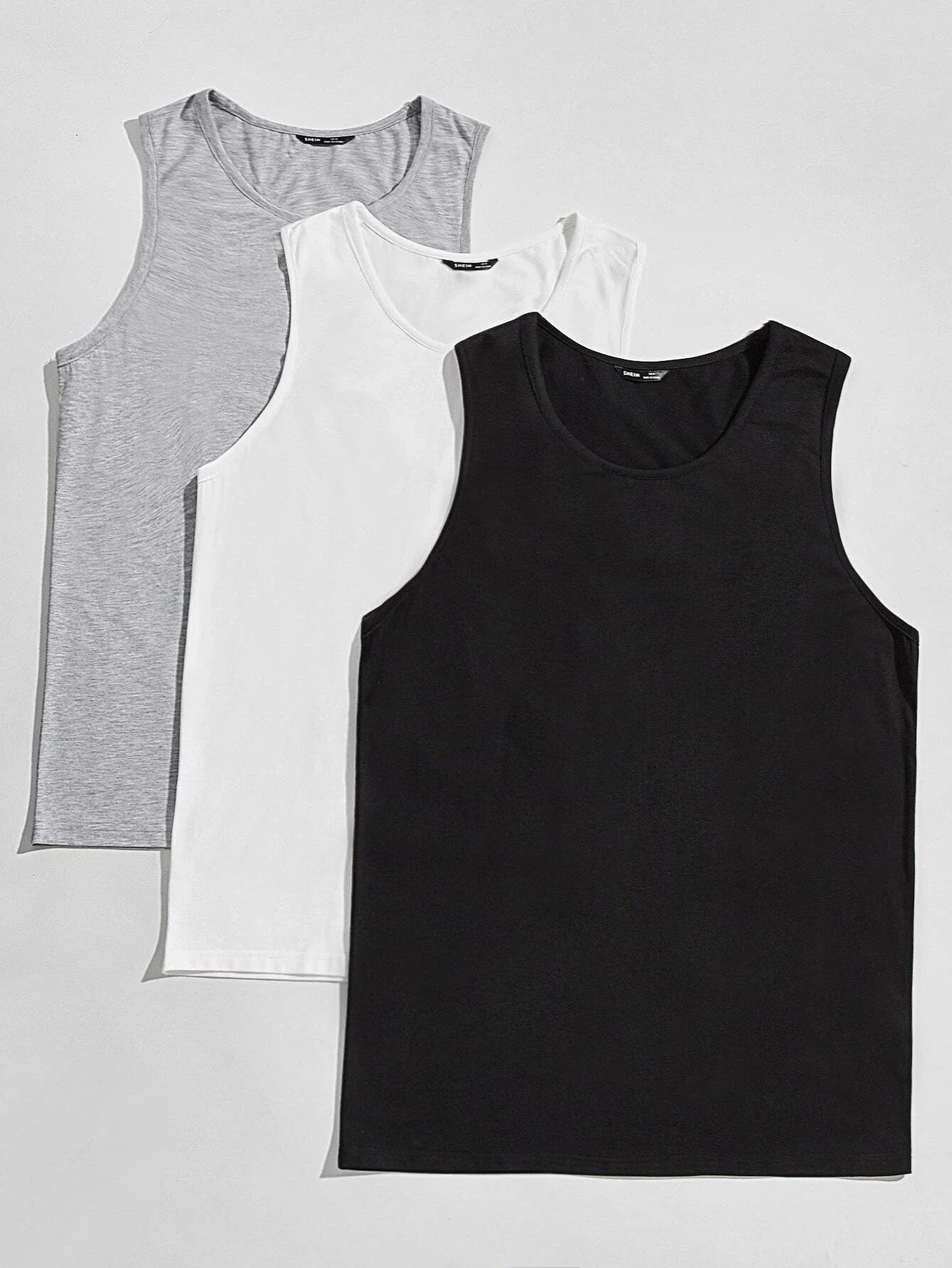 

Men 3 Pack Solid Tank Top