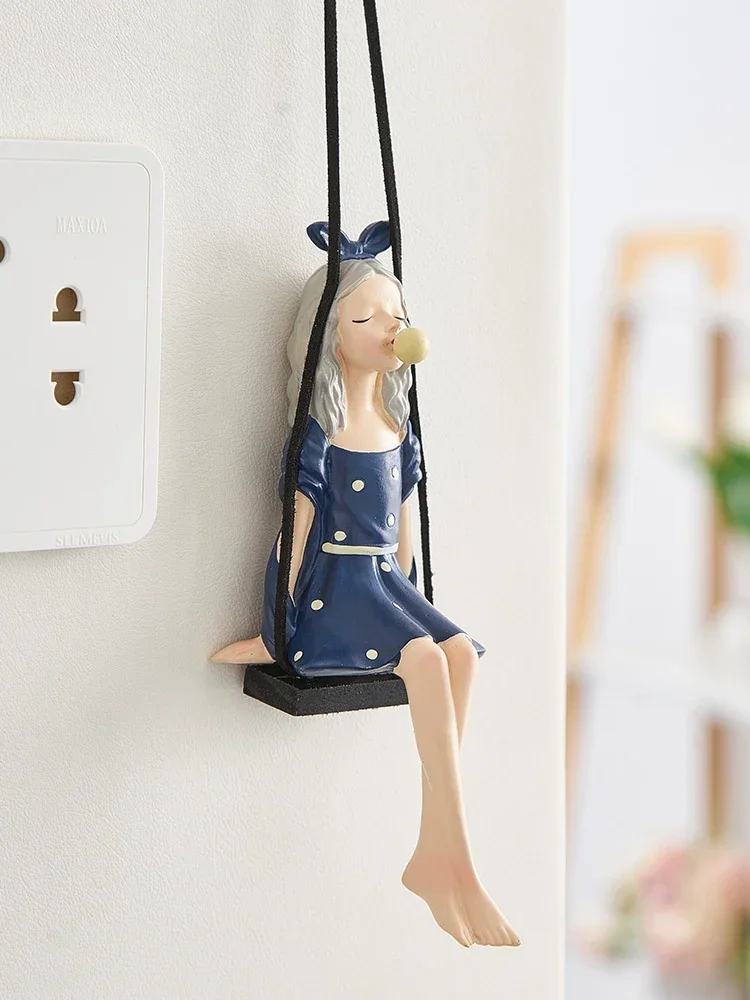 Настенные украшения для комнат девочки настенные качели и желудочков