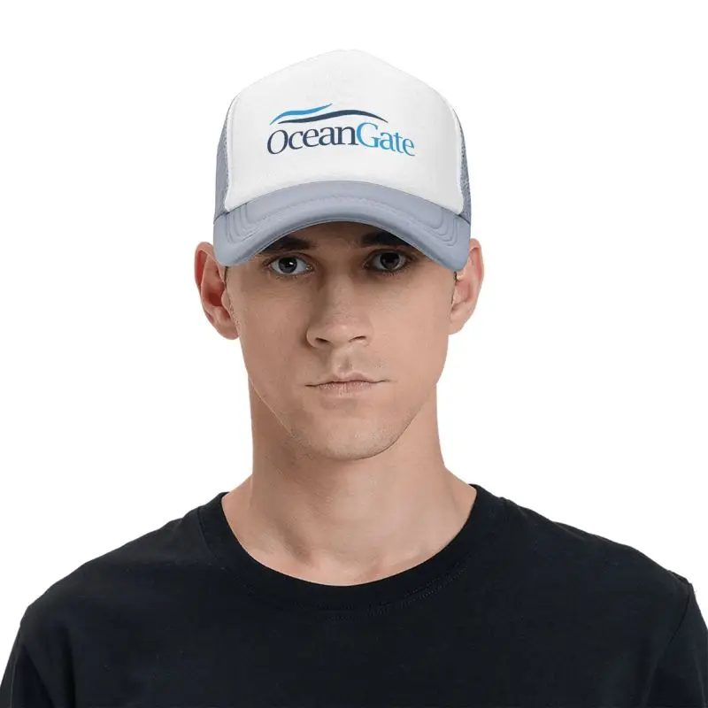 Фото Бейсбольная кепка OceanGate Safety Technician Mesh, унисекс, летняя, дышащая, с солнцезащитным козырьком, для мужчин и женщин, для занятий спортом на открытом воздухе, с застежкой-регулятором №5