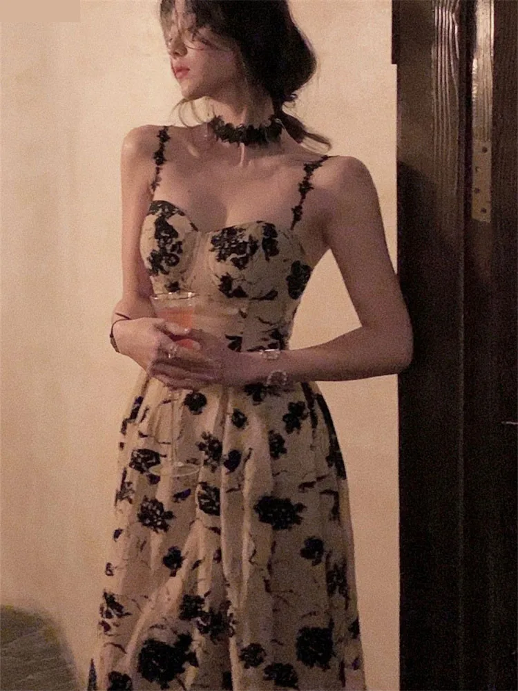 

Женское платье на тонких бретельках, элегантное облегающее вечернее платье без рукавов, одежда для выпускного вечера, лето 2022