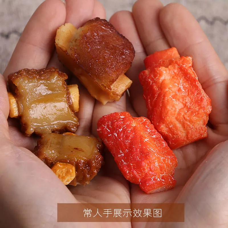 Имитация свиных ребер стейков швабры искусственная китайская еда модель