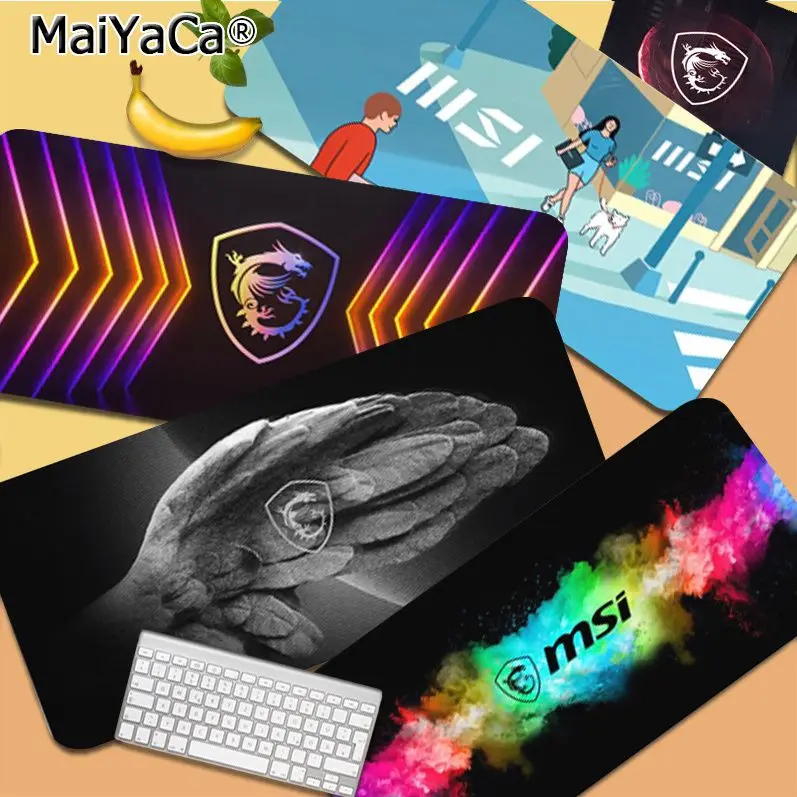 

MSI Simple Design Silicone Large/small Pad To Mouse Pad Game Size For CSGO Game Player Desktop PC Computer Laptop