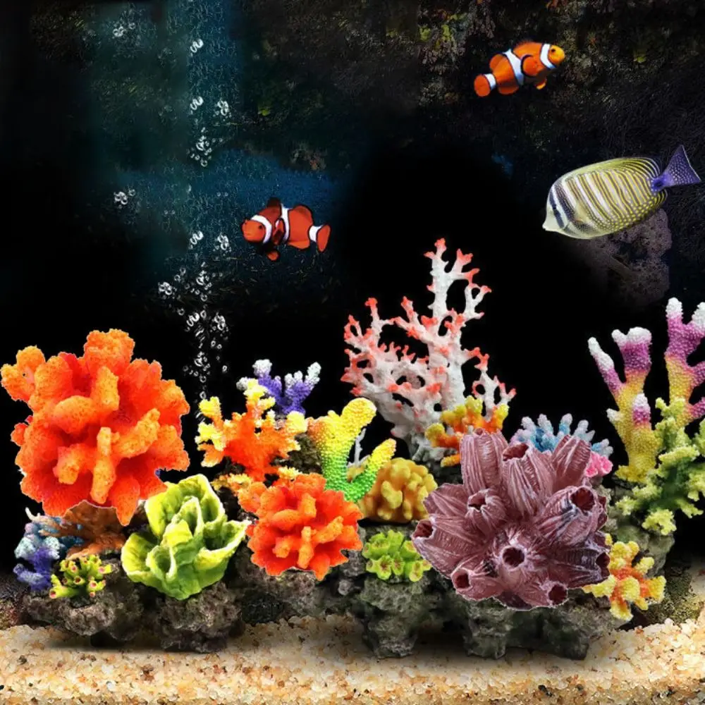 Artificial Aquarium Goldfish Ornament Glow In The Dark Jellyfish For Luminous Home Creative Fish Tank Decoration Crafts images - 6