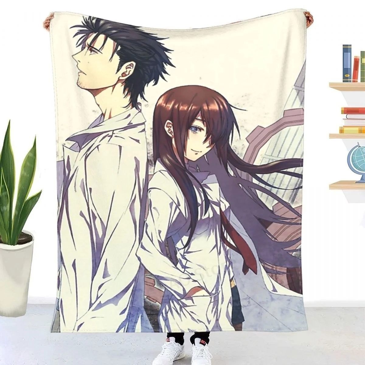 

Steins;Gate - Artwork Throw Blanket Sheets on the bed blanket/ on the sofa decorative bedspreads for children throw