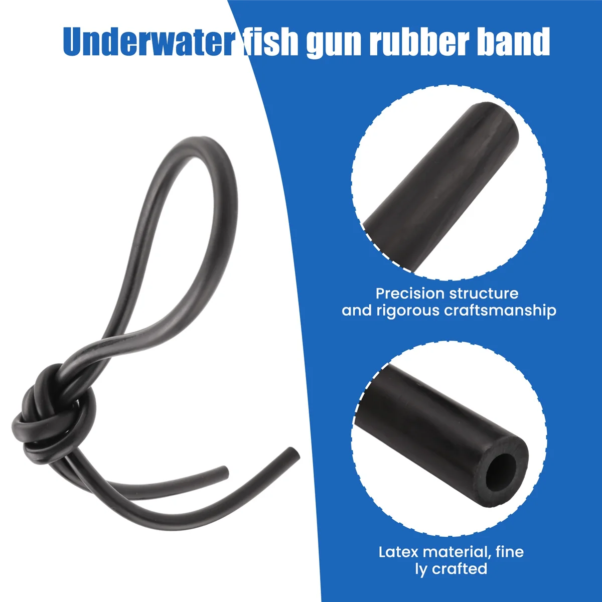 10X5 мм резиновый ремень для подводной охоты ленты ружья латексная трубка